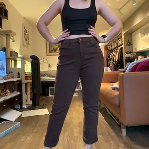 Brown Amanda style gloria Vanderbilt jeans